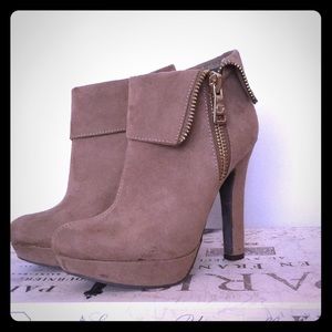 G by Guess brushed suede booties